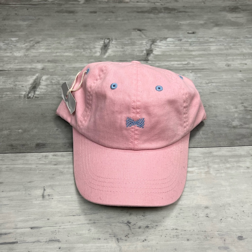 Fraternity Collection NWT Pink w/ Blue Bowtie Cap Hat